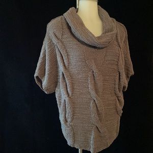 Chunky cable knit Cowl Neck Sweater